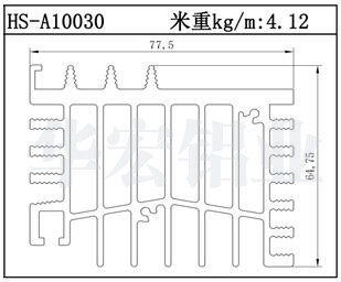 武汉电子散热器HS-A10030