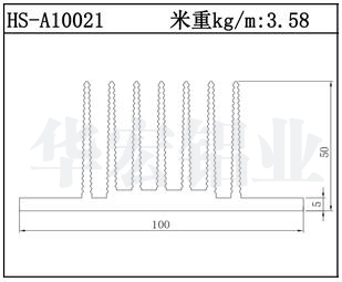 武汉散热器铝型材HS-A10021