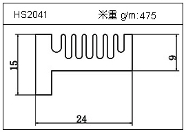 电焊机铝型材HS2041