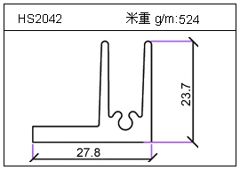 电焊机铝型材HS2042