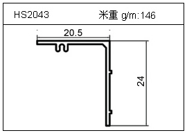 电焊机铝型材HS2043
