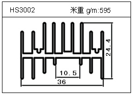 电焊机铝型材HS3002