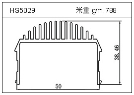 冷拔管铝型材HS5029