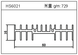 冷凝器铝型材HS6021