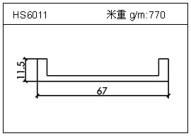 冷凝器铝型材HS6011