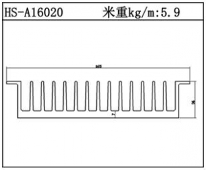 型材散热器HS-A16020