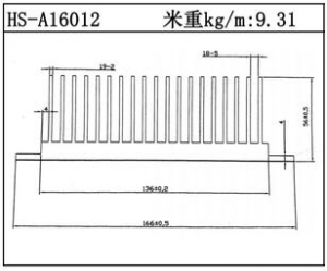 型材散热器HS-A16012