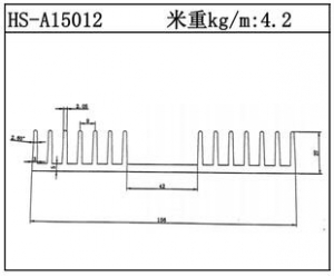 型材散热器HS-A15012