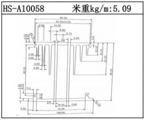 散热器铝型材HS-A10058