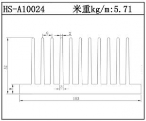 电子散热器HS-A10024